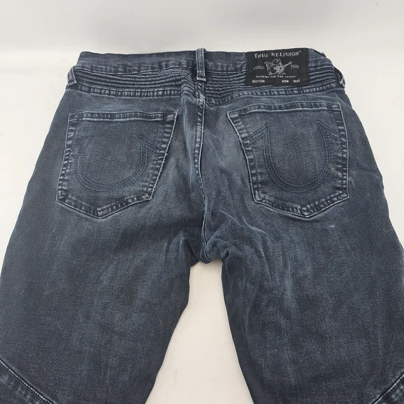 True Religion Men's Dark Blue Relaxed Jeans - Picture 7 of 8